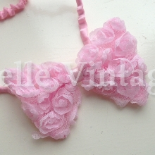 Rose Bow Hairband - Ballet Pink